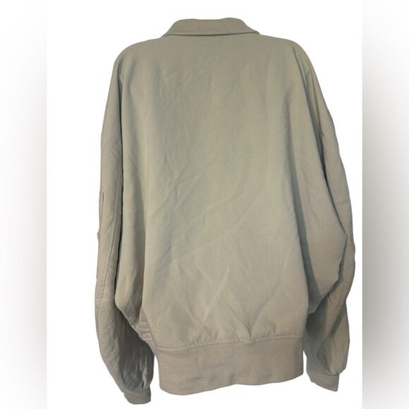 WeWoreWhat Twill Bomber Jacket in Oat - Picture 10 of 13